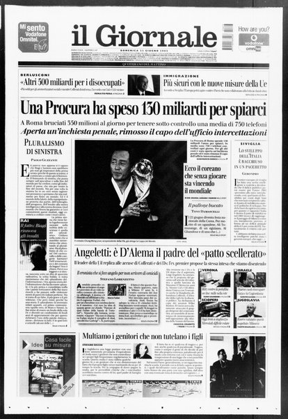 Il giornale : quotidiano del mattino